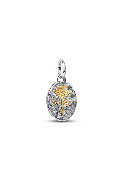 Pandora Gül Madalyon Charm