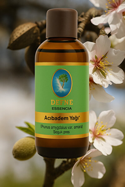 NU-KA DEFNE ESSENCIA زيت اللوز المر - زيت ثابت نقي تقليدي 100%، 30 مل