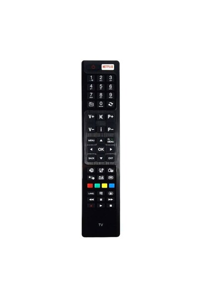 Electro Compatible Remote Control for Panasonic Smart TVs with Netflix Function - Black