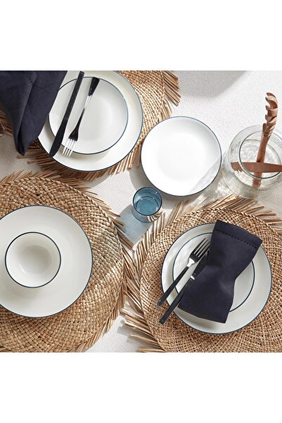 Generic Marmo 12-Piece Porcelain Dinner Set - Serves 4