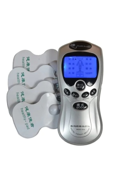 FOXMAG24 Aparat de masaj, electrostimulare cu 4 electrozi, digital, ecran LCD