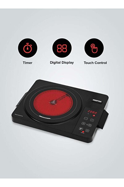Geepas Digital Infrared Cooker Infrared Burner-GIC6101, With 10 Level Adjusta...