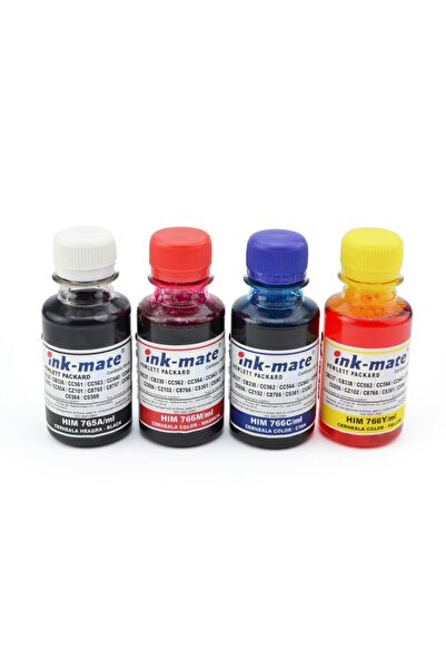 Piklinkmate HP 4-color refillable cartridge ink 100 ml