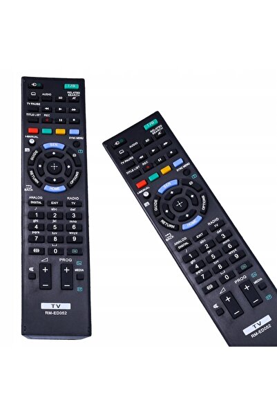 Sony TV Remote Control, Bravia RM-ED001, RM-ED011, RM-ED017, RM-ED018, RM-ED022, Black