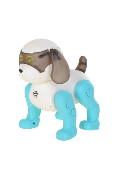 hak-iş oyuncak Dans Eden Mavi Robot Köpek Oyuncak – Işıklı ve Müzikli Akıllı Köpek ( Şarjlı )