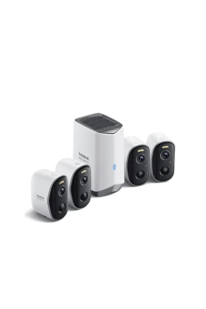 Baseus Security N1 Plus video surveillance kit, 2K HD, IP67, Night Vision, 270 days battery life