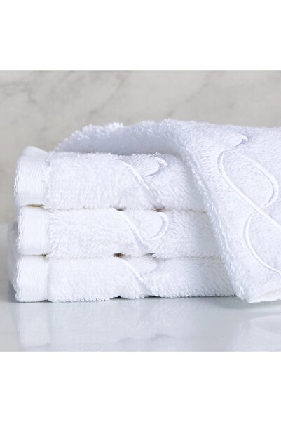 Generic Waves 4-Piece Fingertip Towel Set - 30x30 cm