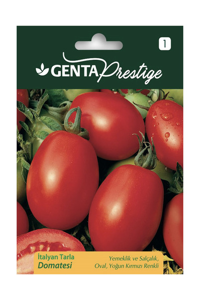 Genta Yemeklik ve Salçalık Oval İtalyan Tarla Domatesi Tohumu