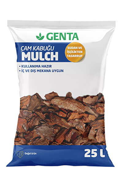 Genta Bitkiler İçin Çam Kabuğu - 25 lt