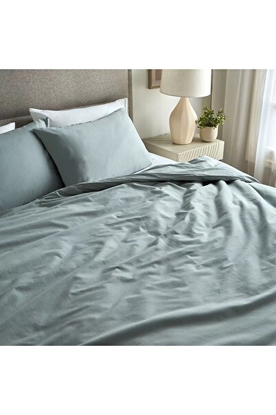 Generic Essence Cotton 3-Piece Queen Duvet Cover Set - 200x200 cm