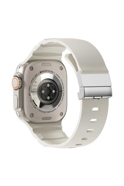 Redclick Apple Watch 10 46mm Krd-145 Silicone Cord with Metal Buckle