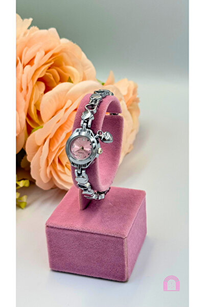 Moond Accessories Steel Heart Cord Silver Watch