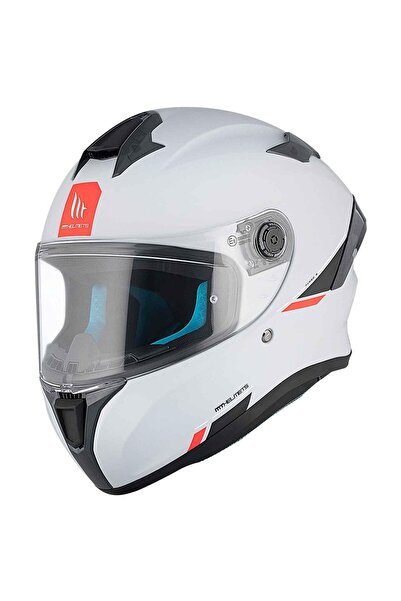 Genel Markalar KASK MT HELMETS TARGO S SOLİD MAT BEYAZ