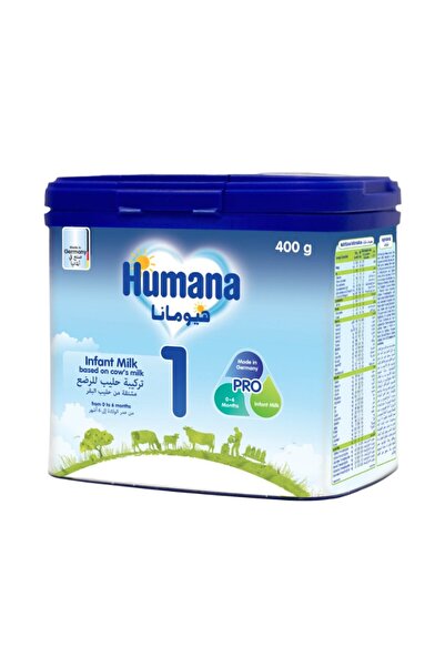 Humana هيومانا 1 حليب أطفال من 0 - 6 أشهر - 400 جم