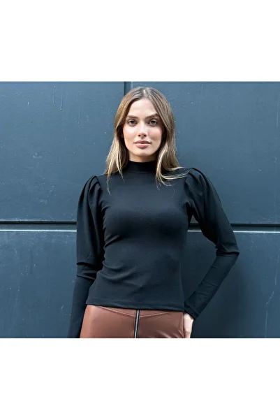 Next Women's Balloon Sleeve, Crepe Fabric Blouse.
