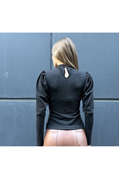 Next Women's Balloon Sleeve, Crepe Fabric Blouse.