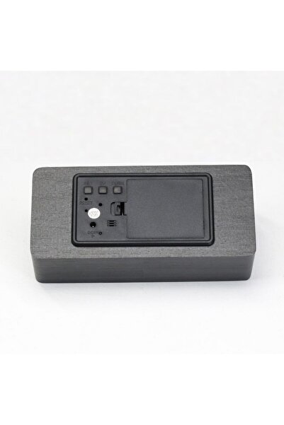 PROCART LED digital clock, time, date, temperature, alarm, dual power supply, MDF