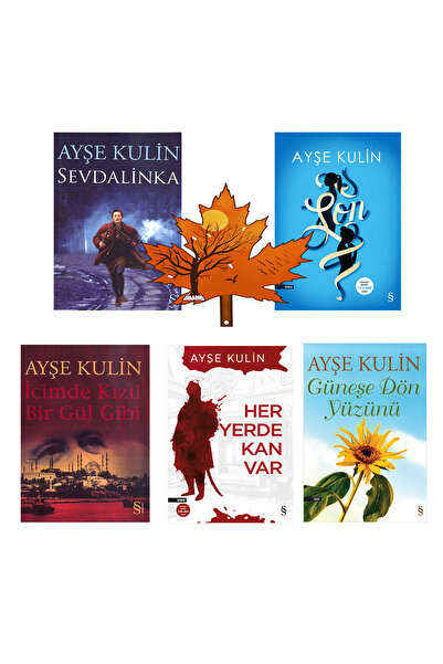 Everest Yayınları ayşe kulin -5 kitap- sevdalinka - son - içimde kızıl bir gül gibi - her yerde kan var - güneşe dön