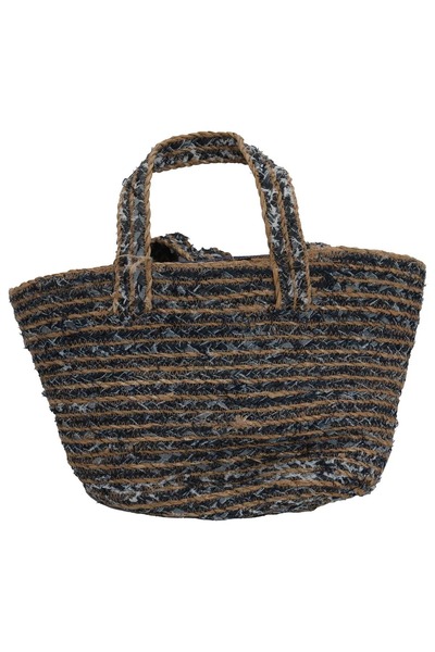 rexa حقيبة ترمس من الخوص، 50 × 26 سم - أسود بني