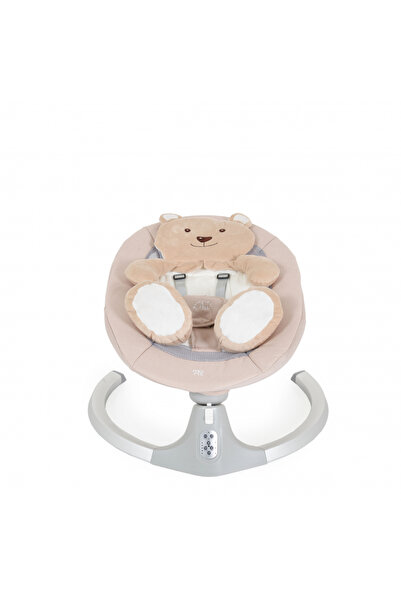 Moni Electric swing with remote control and plug connection Ari bear Beige