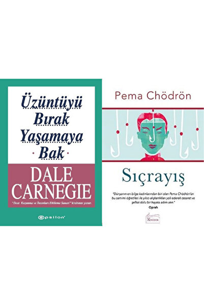 Epsilon Yayınevi Üzüntüyü Bırak Yaşamaya Bak + Sıçrayış 2 Kitap Set