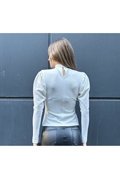 Next Women's Balloon Sleeve, Crepe Fabric Blouse.