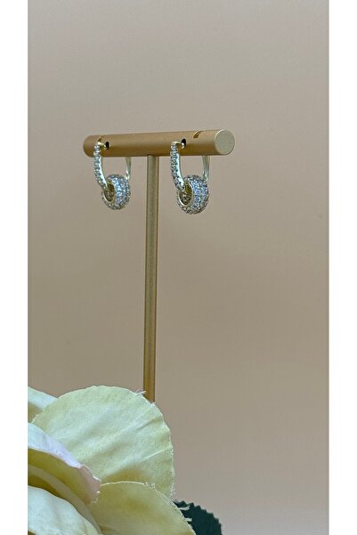 XUPING JEWELRY Zirkon Taşlı Halka Sallantılı Model Küpe