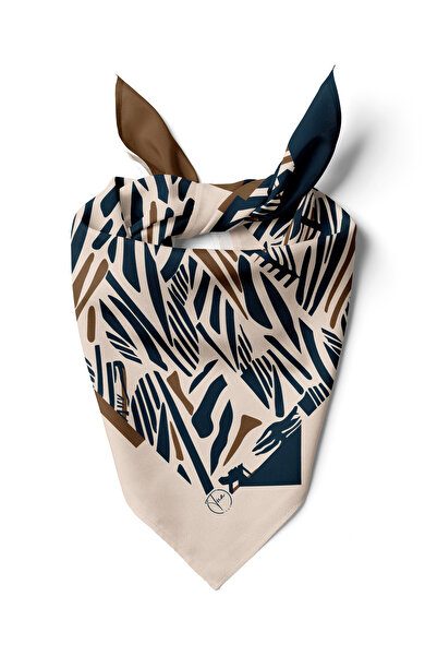 tuaipek Orman Yansımaları Desen 55x55cm Bandana/Fular