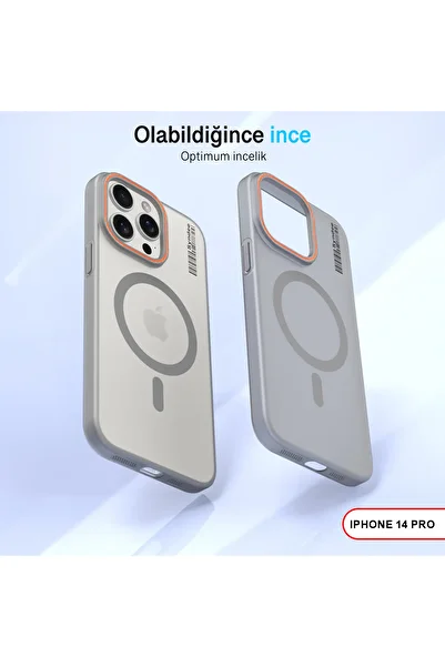 MTL iPhone 14 Pro Magsafe Compatible Matte Hard Klein Case