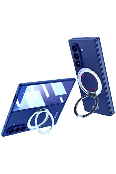 Nezih Case Samsung Galaxy Z Fold 7 Uyumlu M-safe Şarj Özellikli Kıpta Yüzüklü...