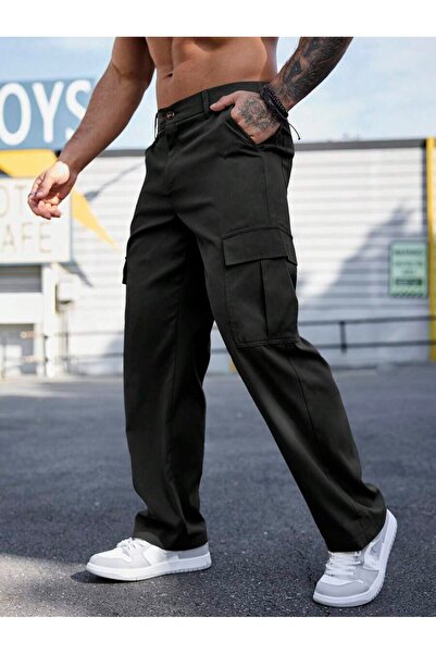 Wkm Denim Erkek Kargo Cepli Gabardin Regular Fit Pantolon