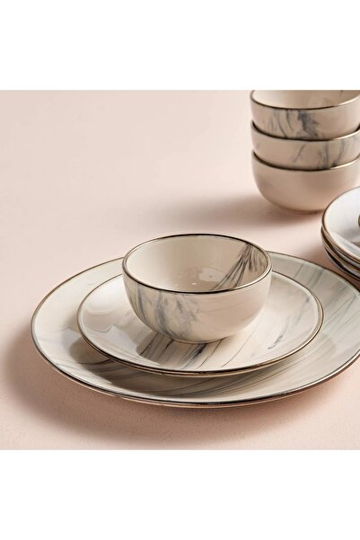 Generic Haze 12-Piece Stoneware Dinner Set