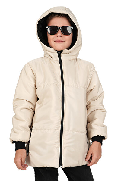 Merdia Boy's Water and Windproof Hooded Coat with Fur Lining