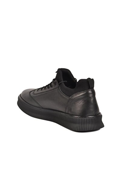 WALKWAY 2517 m (Large Size) Black Genuine Leather Men's Casual Shoes