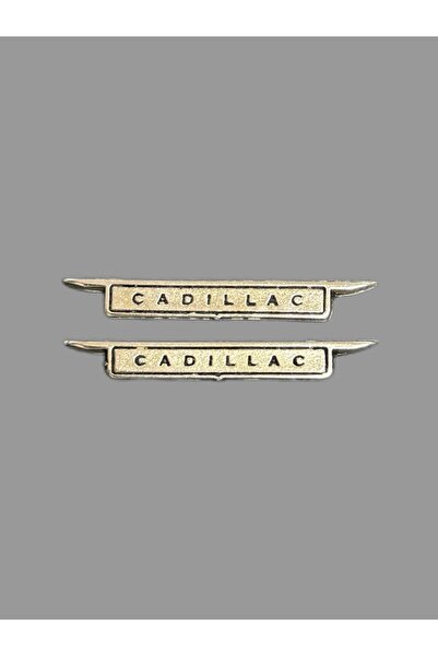 OTO SÜSLEN İSTANBUL Sivri Cadillac Fındık Metal Arma 2 Adet