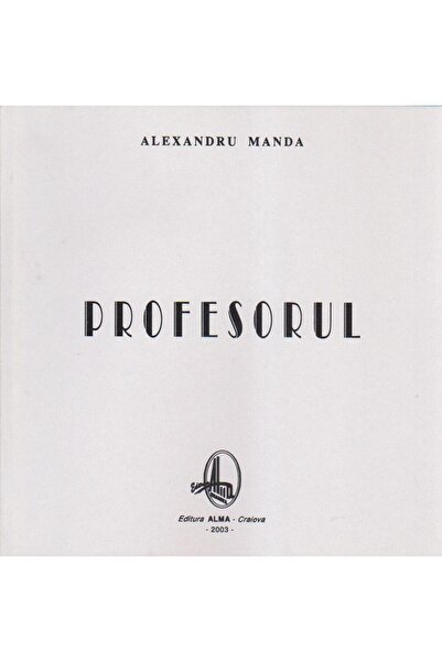 Editura Alma Craiova Profesorul, Alexandru Manda