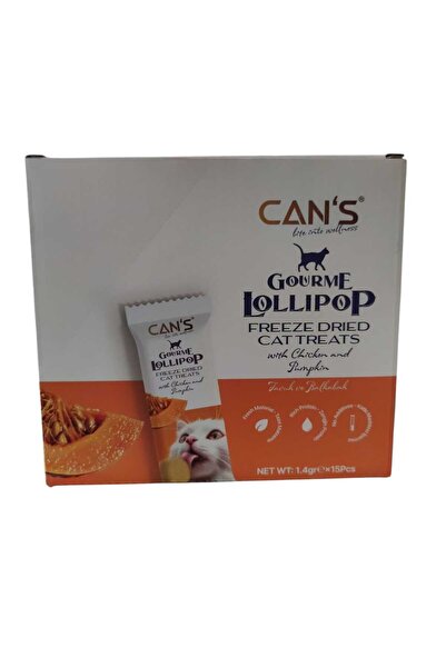 can's Can's kedi lolipop 12'li tavuk ve balkabaklı