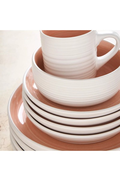 Generic Oliver 16-Piece Stoneware Dinner Set - Serves 4