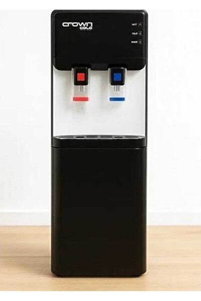 Crown Gold 2 Musluklu Sıcak, Soğuk Su Sebili – Dolaplı, Yüksek Kapasiteli, Hızlı Soğutma & Isıtma