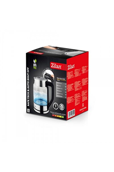Zilan Fierbător electric digital, capacitate 1,7 l, 2200 W, ZLN8955
