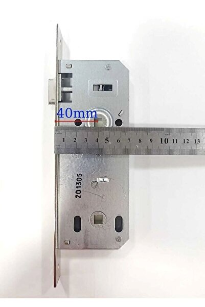 EFAKS Siyah Oda Kapı Kilidi 40 Mm / 40x23mm