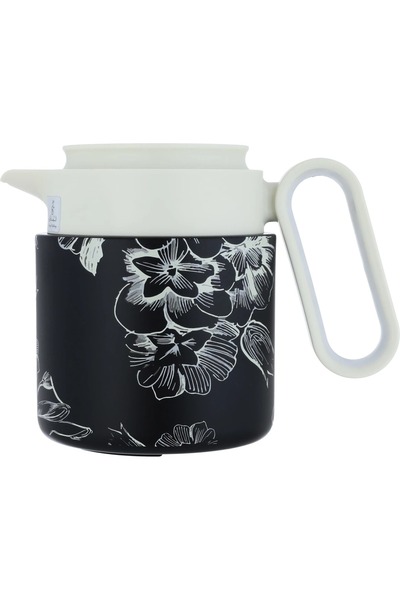 Rania ترمس تايملس، 1.2 لتر، غلاف داخلي من الفولاذ، غلاف خارجي من الفولاذ - أس...