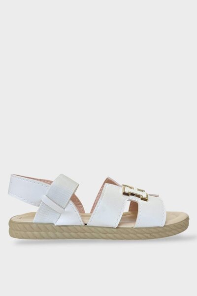 Liger Kadın Önü ve Arkası Açık Yazlık Sandalet BEYAZ