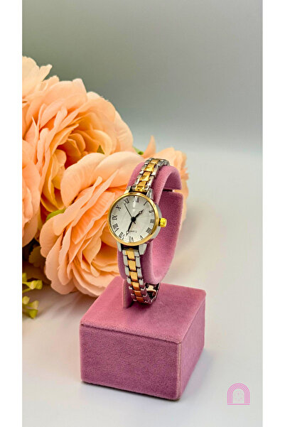 Moond Accessories ساعة نسائية بسيطة بسوار فولاذي