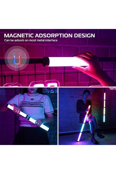 ulanzi VL110 RGB Light Stick - Portable Camera LED Video Tube, 2500-9000K, 2600mAh