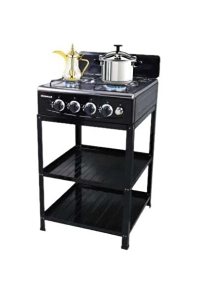 DLC موقد بوتجاز غاز 4 عيون بطاولة – أسود