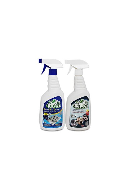 GoGreen Degreaser 1 Liter + Kitchen Oven Cleaner 1 Liter