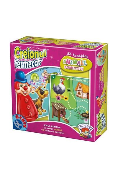 D-Toys Creionul fermecat – Să învățăm animalele domestice – Joc interactiv