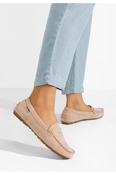 B T Shoes Khaki dámské mokasíny Abilena