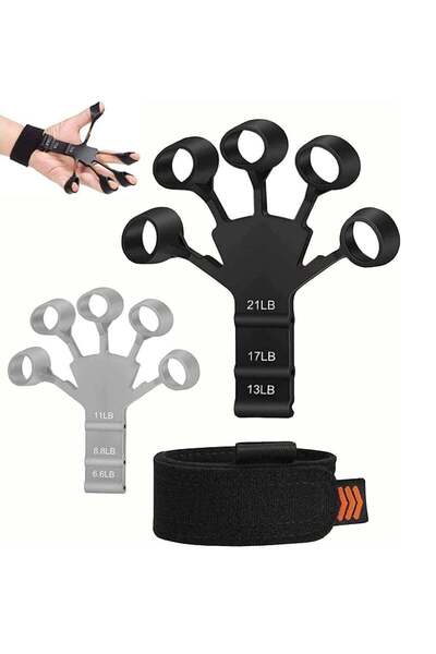 Alcoach Finger Strengthener, Grip Strength Trainer, Hand Grip Strengthener, Hand Exercisers for Stre
